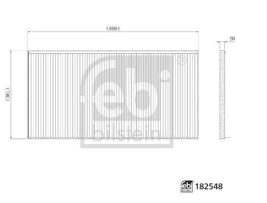 FEBI BILSTEIN 182548 Filter, Innenraumluft