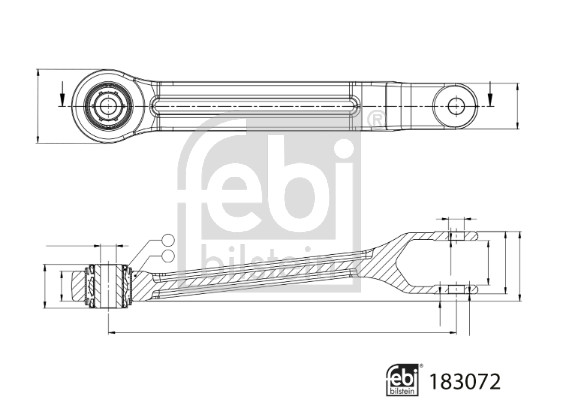 FEBI BILSTEIN 183072 Stange/Strebe, Stabilisator