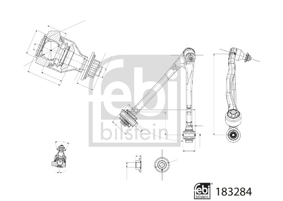 FEBI BILSTEIN 183284 носач,...