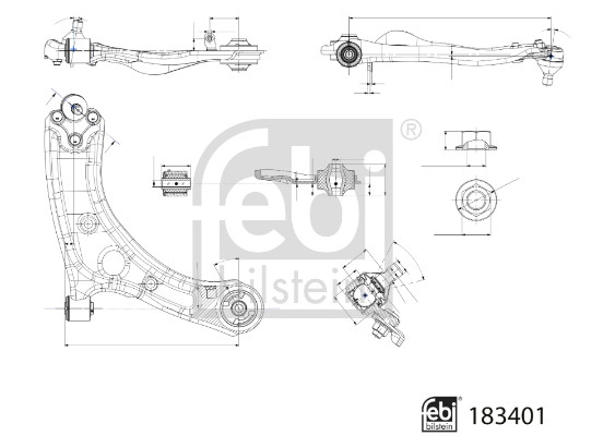 FEBI BILSTEIN 183401 носач,...