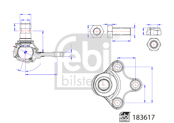 FEBI BILSTEIN 183617 Rotule...