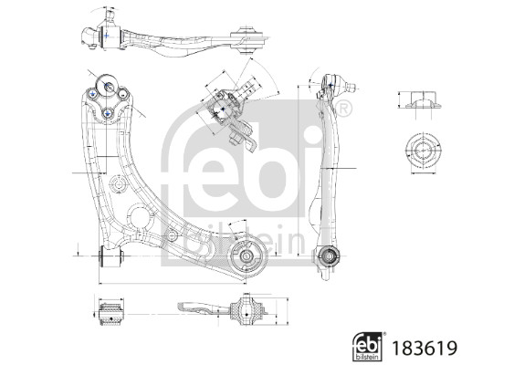 FEBI BILSTEIN 183619 носач,...