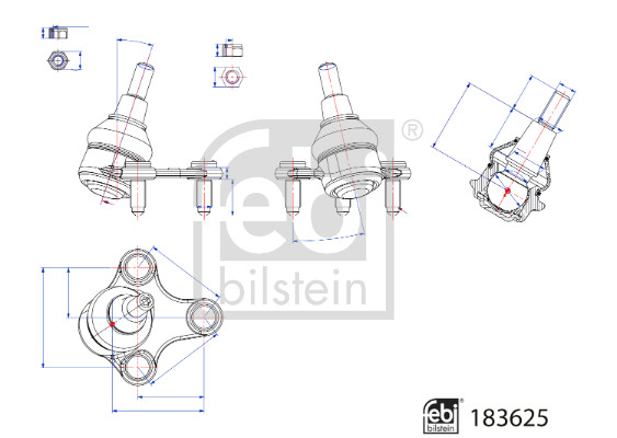 FEBI BILSTEIN 183625 Шарнири