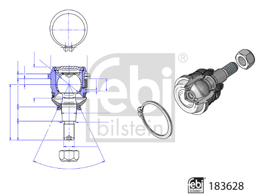 FEBI BILSTEIN 183628 Шарнири