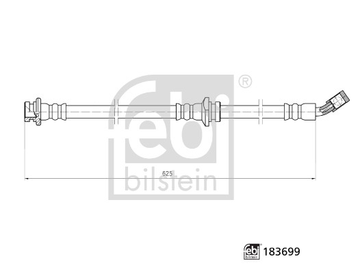 FEBI BILSTEIN 183699 Bremsschlauch