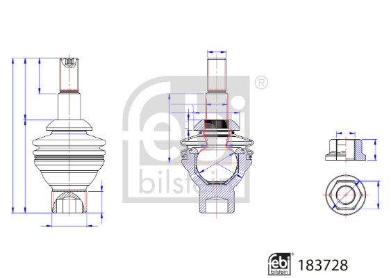 FEBI BILSTEIN 183728 Rotule...