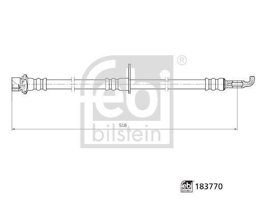 FEBI BILSTEIN 183770 Bremsschlauch
