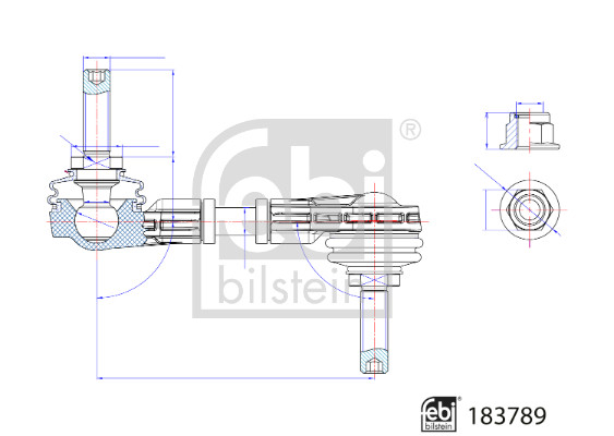 FEBI BILSTEIN 183789 Stange/Strebe, Stabilisator