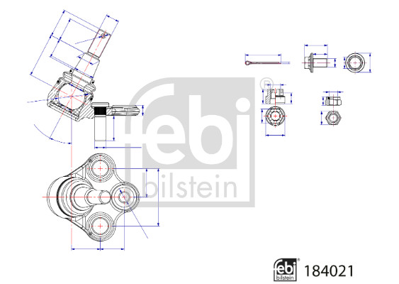 FEBI BILSTEIN 184021 Шарнири