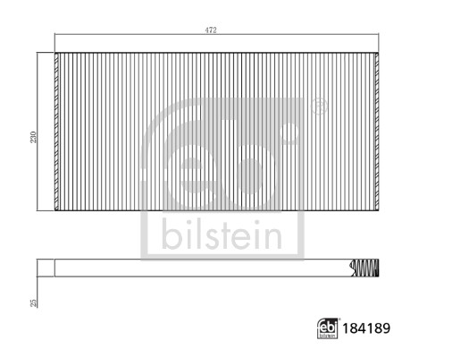 FEBI BILSTEIN 184189 Filter, Innenraumluft