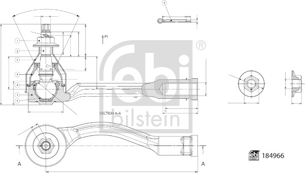 FEBI BILSTEIN 184966 Cap de...