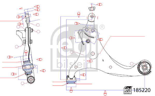 FEBI BILSTEIN 185220 носач,...