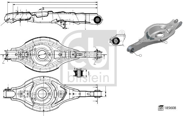 FEBI BILSTEIN 185608 носач,...