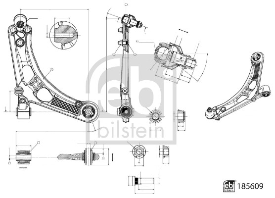 FEBI BILSTEIN 185609 носач,...