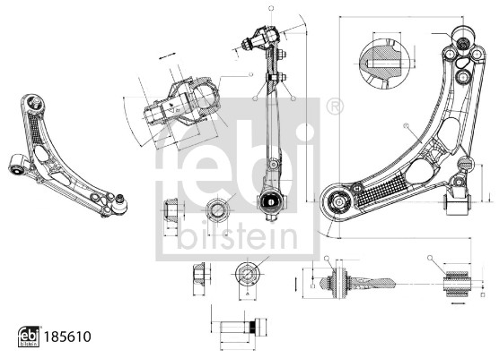 FEBI BILSTEIN 185610 носач,...