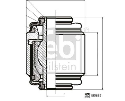 FEBI BILSTEIN 185885 Шарнири