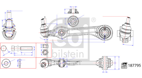 FEBI BILSTEIN 187795 носач,...