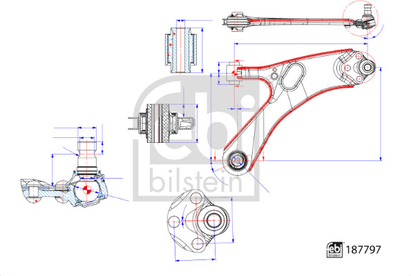 FEBI BILSTEIN 187797 носач,...