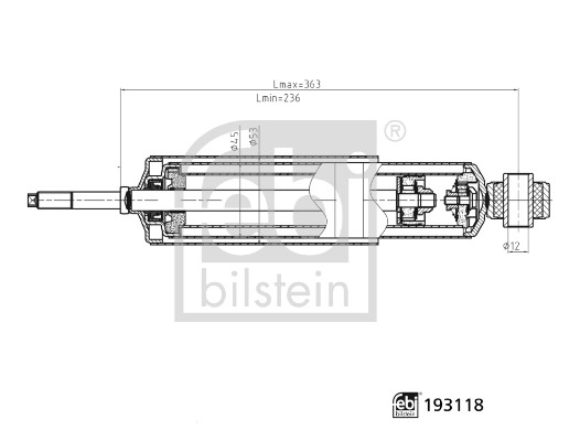 FEBI BILSTEIN 193118 Stoßdämpfer