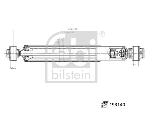 FEBI BILSTEIN 193140 Stoßdämpfer