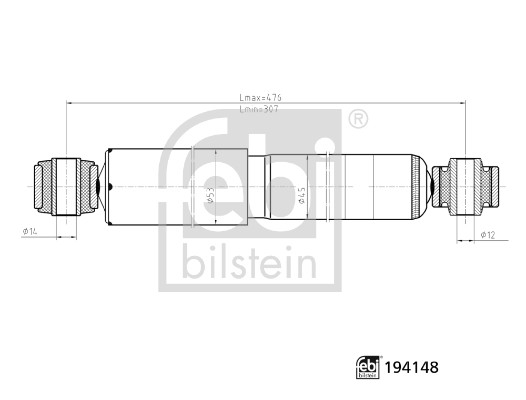 FEBI BILSTEIN 194148 Stoßdämpfer