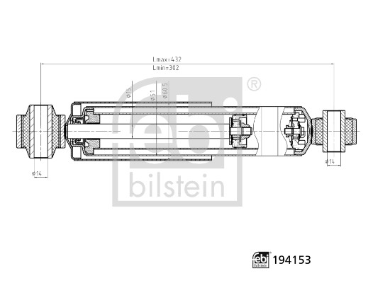 FEBI BILSTEIN 194153 Stoßdämpfer
