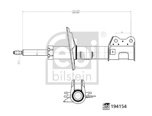 FEBI BILSTEIN 194154 Stoßdämpfer