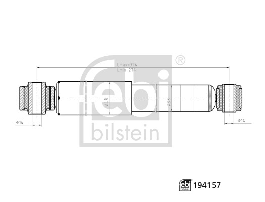 FEBI BILSTEIN 194157 Stoßdämpfer