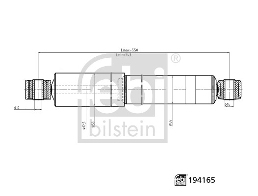 FEBI BILSTEIN 194165 Stoßdämpfer