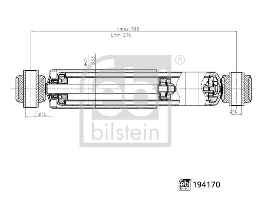 FEBI BILSTEIN 194170 Stoßdämpfer