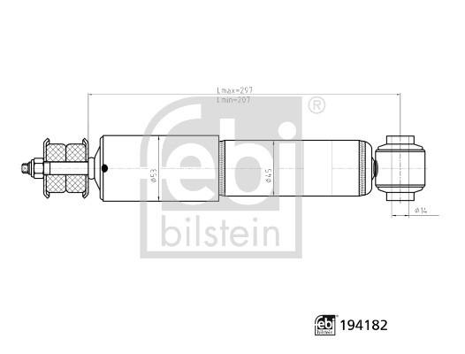 FEBI BILSTEIN 194182 Stoßdämpfer