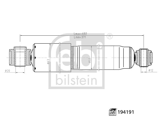 FEBI BILSTEIN 194191 Stoßdämpfer