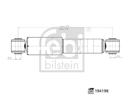 FEBI BILSTEIN 194198 Stoßdämpfer