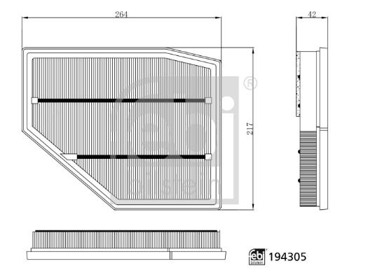 FEBI BILSTEIN 194305 Luftfilter