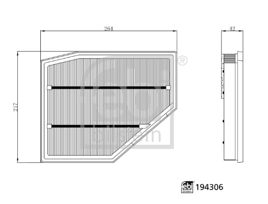 FEBI BILSTEIN 194306 Luftfilter