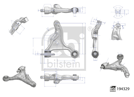 FEBI BILSTEIN 194329 Lenker, Radaufhängung
