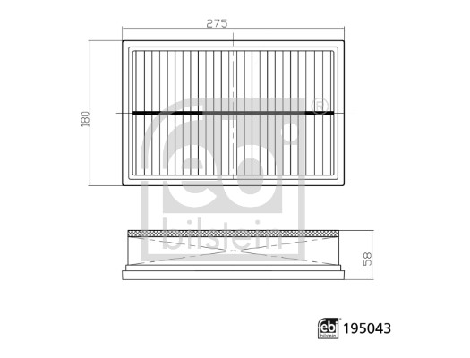 FEBI BILSTEIN 195043 Luftfilter