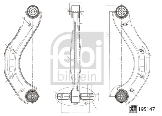 FEBI BILSTEIN 195147 Lenker, Radaufhängung