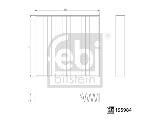 FEBI BILSTEIN 195984 Filter, Innenraumluft