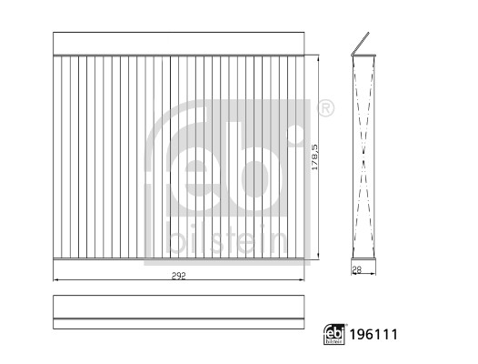 FEBI BILSTEIN 196111 Filter, Innenraumluft