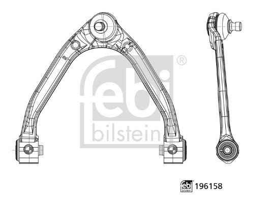 FEBI BILSTEIN 196158 Lenker, Radaufhängung