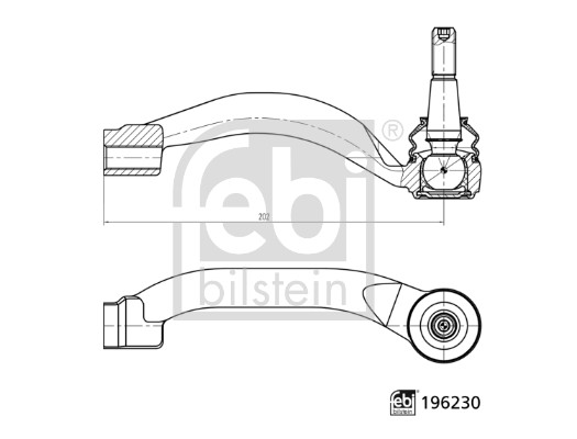 FEBI BILSTEIN 196230 Spurstangenkopf