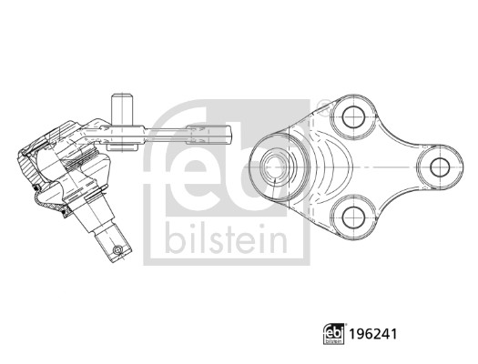 FEBI BILSTEIN 196241 Trag-/Führungsgelenk