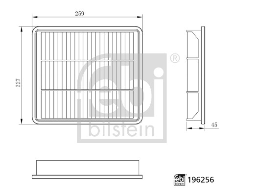 FEBI BILSTEIN 196256 Luftfilter