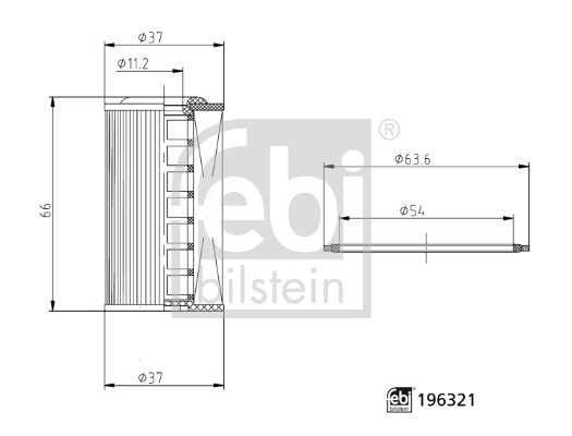 FEBI BILSTEIN 196321 Hydraulikfilter, Automatikgetriebe