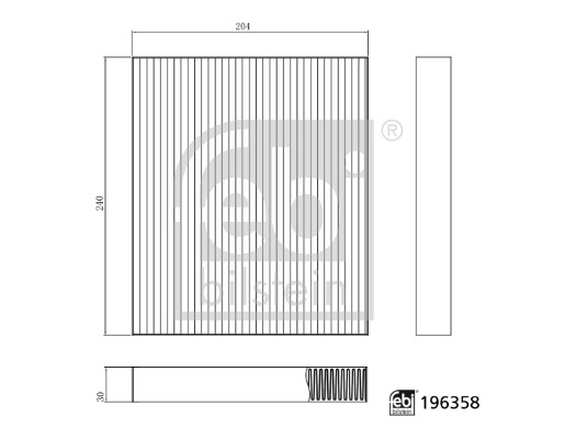 FEBI BILSTEIN 196358 Filter, Innenraumluft