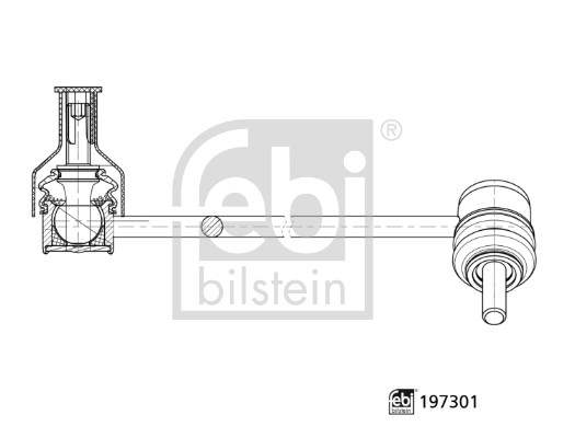 FEBI BILSTEIN 197301 Stange/Strebe, Stabilisator