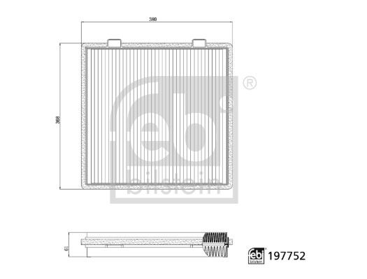 FEBI BILSTEIN 197752 Filter, Innenraumluft