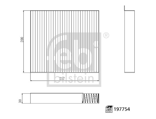 FEBI BILSTEIN 197754 Filter, Innenraumluft