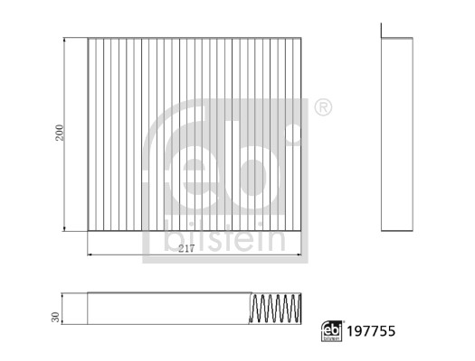 FEBI BILSTEIN 197755 Filter, Innenraumluft